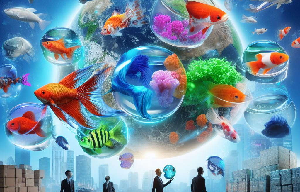 5 kind of fish in the trend freshwater aquarium fish for 2024.